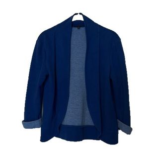 Small Express brand blue sweater blazer. Hardly worn.